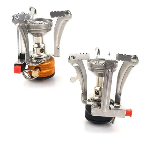 ⁦Retail Hot Camping EDC Portable Foldable Reusable Mini Size Gas Stove⁩ - الصورة ⁦2⁩